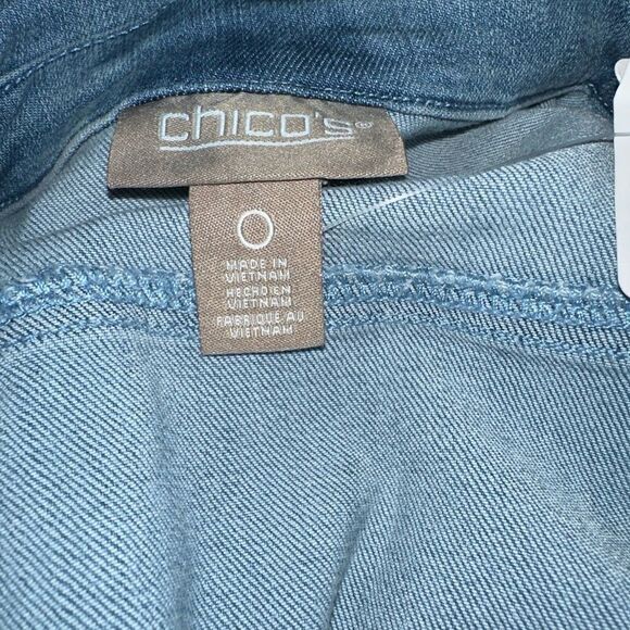 Womens‎ Chicos Denim Jacket size 0 - New - Picture 5 of 5